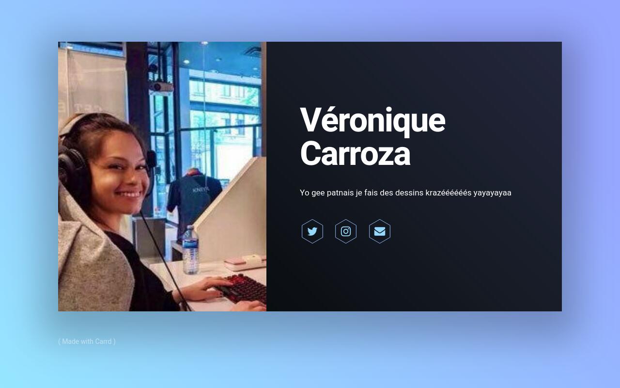 Carrd profile picture for @vee